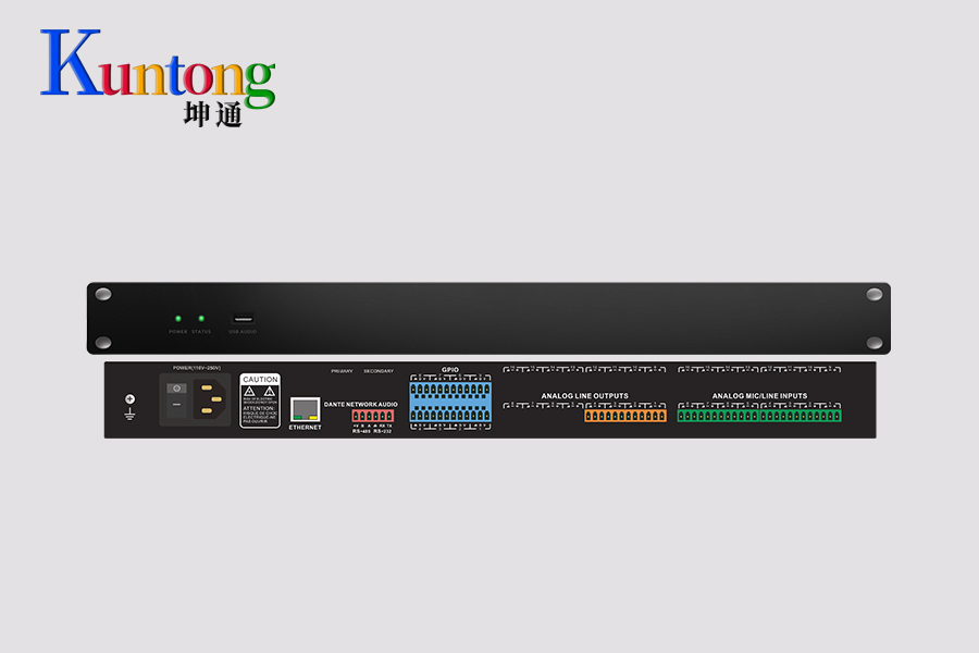 Kuntong坤通KTM-DAP-0804 8进4出数字音频处理器