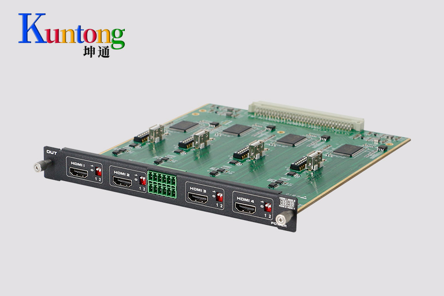 Kuntong坤通KTM-MIX-HDMI-OUT4-4K30四路HDMI输出板卡