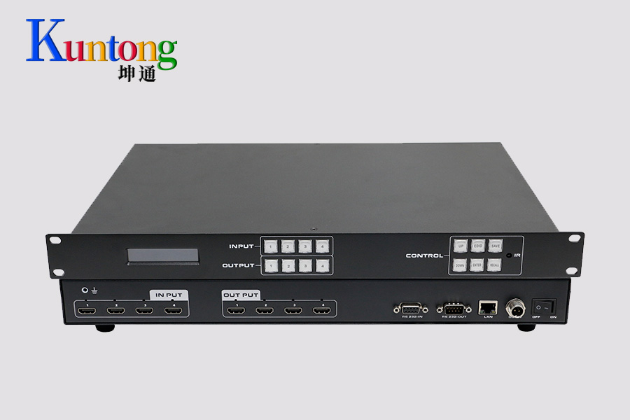 Kuntong坤通KTM-HDMI-0404S-4K30 有缝固化矩阵