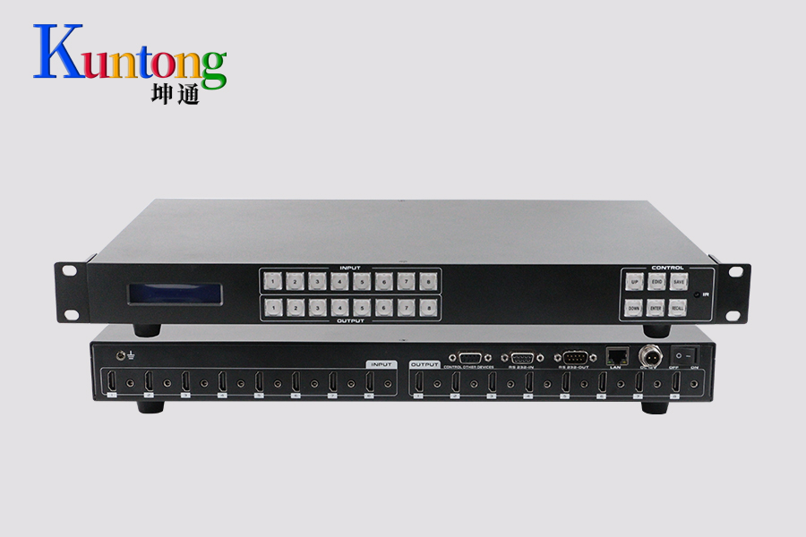 Kuntong坤通KTM-HDMI-0808S-4K60 有缝固化矩阵