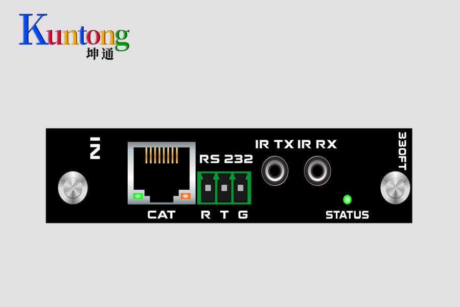 Kuntong坤通KTM-MIX-HDBT-IN-100 1080P 100米HDBT输入板卡