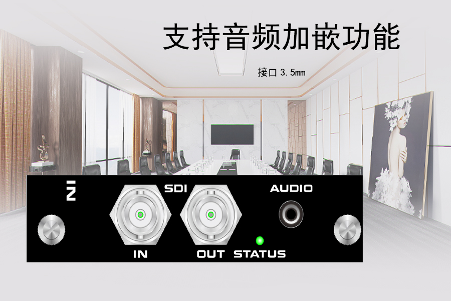 Kuntong坤通KTM-MIX-SDI-IN-A 1080P 3GSDI输入板卡 支持音频加嵌功能