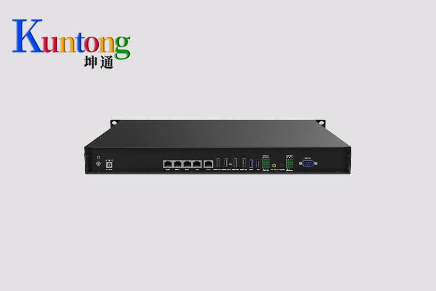 Kuntong坤通KTM-ENC-RU2H4N录播主机背面图