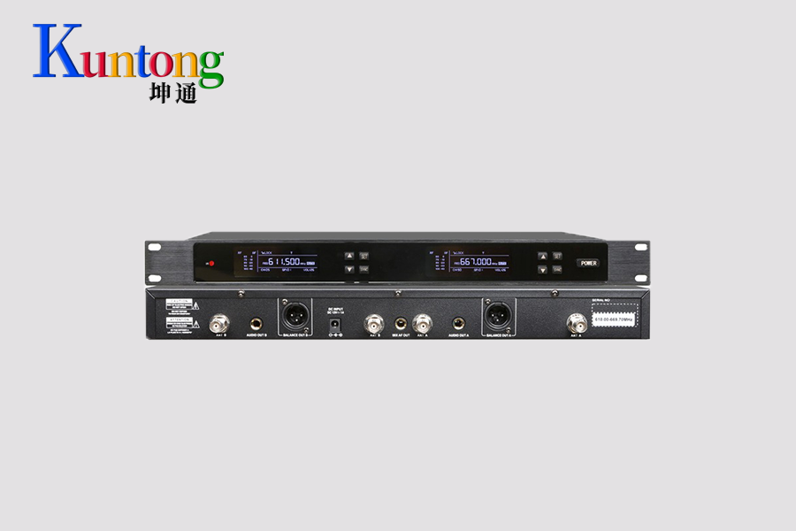 Kuntong坤通 KTM-HWM-U802TUU段一拖二无线手持话筒